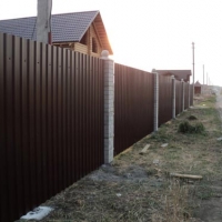 Забор из профлиста